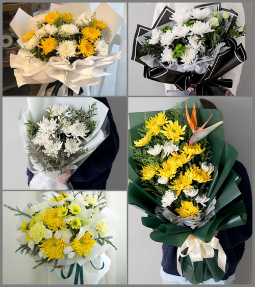 福建莆田秀屿区笏石镇篁山村白事花束代送